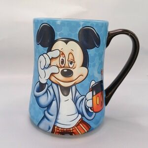 Disney Mug Mickey Mouse Blue Some Mornings Are Rough Large Ceramic Coffee Cup